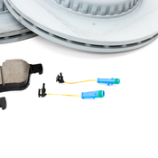 Mercedes-Benz Brake Kit - Bosch QuietCast 0004208200B