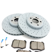 Mercedes-Benz Brake Kit - Bosch QuietCast 0004212212B