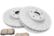 Mercedes-Benz Brake Kit - Bosch QuietCast 0064203220B