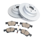 Mercedes-Benz Brake Kit - Bosch QuietCast 36010976