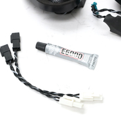 BMW Stage One Speaker Upgrade for E46 Coupe with Standard Hi-Fi - Bavsound BSD.S1.E46.C.HF-Kit