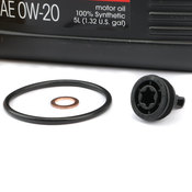Mini 0W20 Oil Change Kit - Motul 11428593186KT4