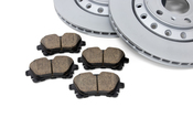 Audi Brake Kit - Bosch QuietCast 4E0615601KKT12