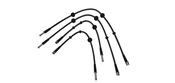 Audi Stainless Steel Brake Line Kit - 034Motorsport 0343030021