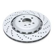 BMW Disc Brake Rotor - Zimmermann Formula Z 34212284104