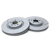 Audi Brake Disc Set - EBC GD1844