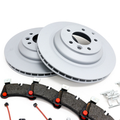 Porsche Disc Brake Kit - Bosch QuietCast 95535240300KT5