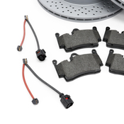 Porsche Disc Brake Kit - Bosch QuietCast 98735240101KT14