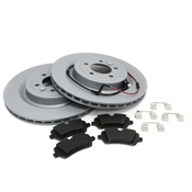 Land Rover Brake Kit - Bosch QuietCast LR033303KT12