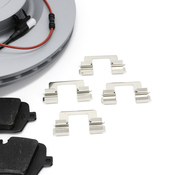 Land Rover Brake Kit - Bosch QuietCast LR033303KT12