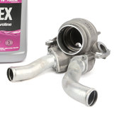 Porsche Engine Coolant Thermostat Housing Kit - Genuine Porsche 94810608002KT