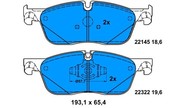 Jaguar Disc Brake Pad Set - Genuine Jaguar T2H53847