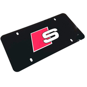 Audi S-Line Vanity Plate - Genuine Audi ZAW072850C