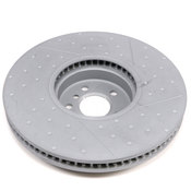 BMW Disc Brake Rotor - Zimmermann Z Coat 34106895647