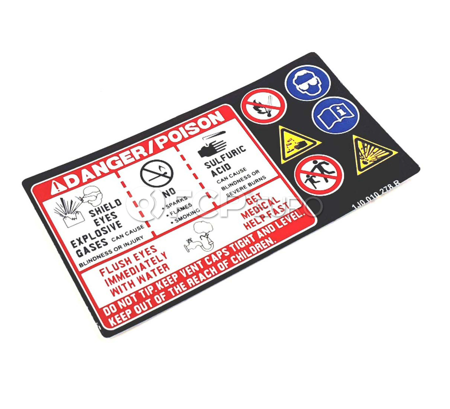 VW STICKER - Genuine VW 1J0010278R | FCP Euro