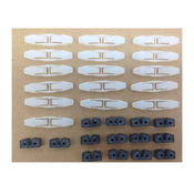 VW Convertible Top Frame Guide Hardware Kit - Genuine VW 1Q0872158
