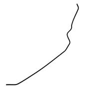 Audi Engine Coolant Overflow Hose - Genuine Audi 4E0121164D