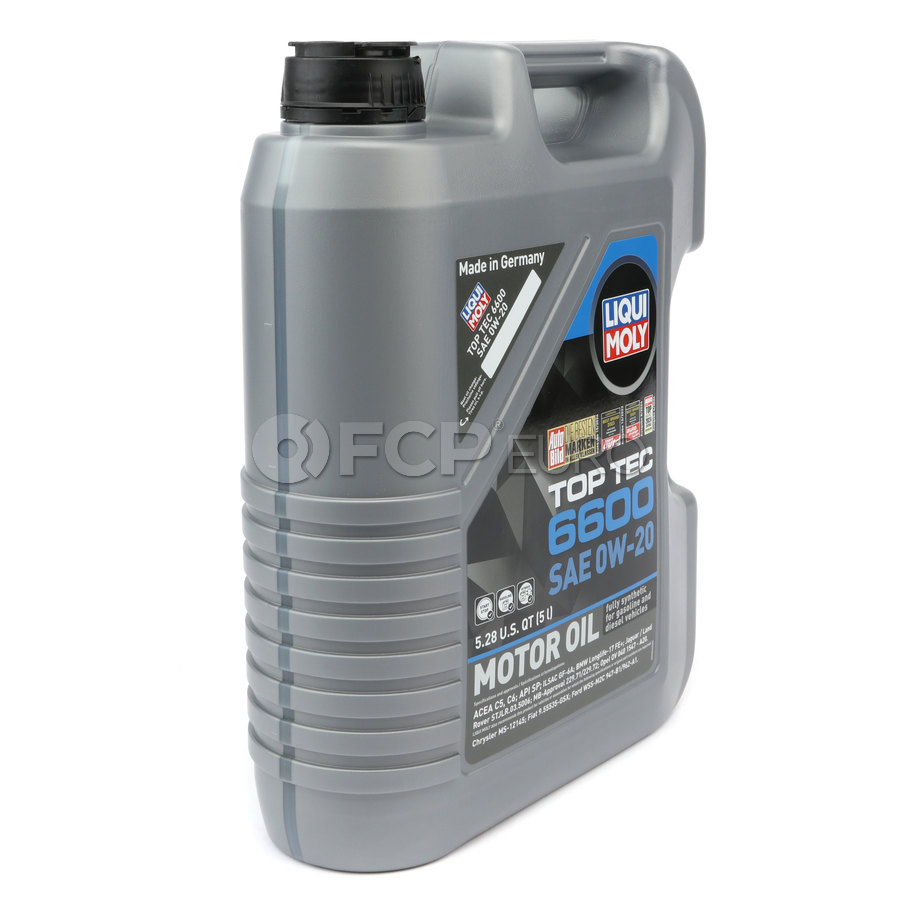 0W20 Top Tec 6600 Engine Oil (5 Liters) - Liqui Moly LM22046 | FCP