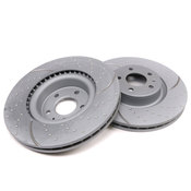 Audi Disc Brake Rotor Set - EBC GD2026