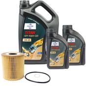 Volvo Oil Change Kit 5W30 - FUCHS KIT-1275810KT12