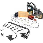 BMW Complete Tune Up and Filters Kit with Oil - E34TUNEKIT1-Full