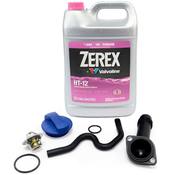 Audi VW Thermostat Housing Kit - Vaico KIT-06B121121LKT9