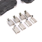 Volkswagen Disc Brake Pad Set - Bosch QuietCast BC1326
