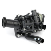 BMW Engine Coolant Thermostat Assembly (Heat Management Module) - Genuine BMW 11537642854