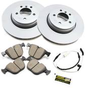 BMW Brake Kit - Zimmermann/Akebono 34211166129KTR2