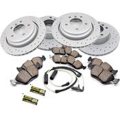 BMW Brake Kit - Zimmermann/Akebono 34116767061KTFR