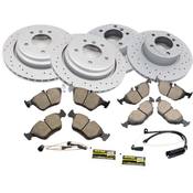 BMW Brake Kit - Zimmermann/Akebono 34116767061KTFR10