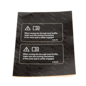 BMW Load-Through System Locking Sign (En) - Genuine BMW 71218248226