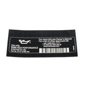 BMW Label"High Performance Synthetic Oil" - Genuine BMW 71227502056