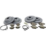 BMW Brake Kit - Zimmermann/Akebono 34116793244KTFR4