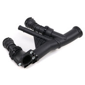 Audi VW Engine Coolant Thermostat Housing Assembly - Calortstat 04L121026AH