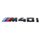 BMW Emblem (M40i)(Black)-Genuine BMW 51142472833