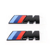 BMW Fender Emblem (M)(Gloss Black) - Genuine BMW 51145A4B372