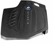 BMW Black Carbon Engine Cover - Eventuri EVE-N55-CF-ENG
