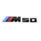 BMW Emblem (M50)(Black) - Genuine BMW 51145A92E37