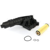Mercedes Engine Oil Filter Housing - Hengst 2711801410