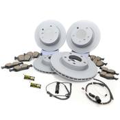 BMW Brake Kit - Zimmermann/Akebono 34116864060KTFR2