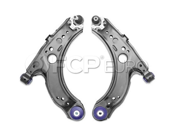 SuperPro Front Control Arm Lower Complete Alloy Assembly | Multiple Audi/VW Fitments (ALOY0001K) main image 0