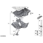 BMW Engine Oil Pan - Genuine BMW 11138580122