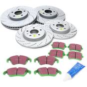 Audi Brake Kit - EBC Brakes GD1838KT6