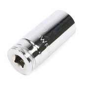 3/8" Drive 6 Point Deep Metric Socket 21mm - Gearwrench 80407