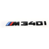 BMW Deck Lid Emblem (M340i) (Black) - Genuine BMW 51142472849