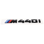 BMW M Performance Deck Lid Emblem (M440i)(Black) - Genuine BMW 51142472852