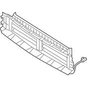 VW Radiator Shutter Grille Assembly - Genuine VW 5C6122321C