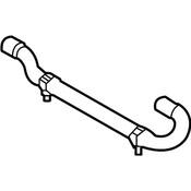 Audi VW Radiator Coolant Hose - Genuine Audi VW 1EA121096