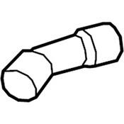 VW Radiator Coolant Hose - Genuine VW 5C0122101K